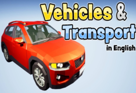 Vehicles and transport in English for kids